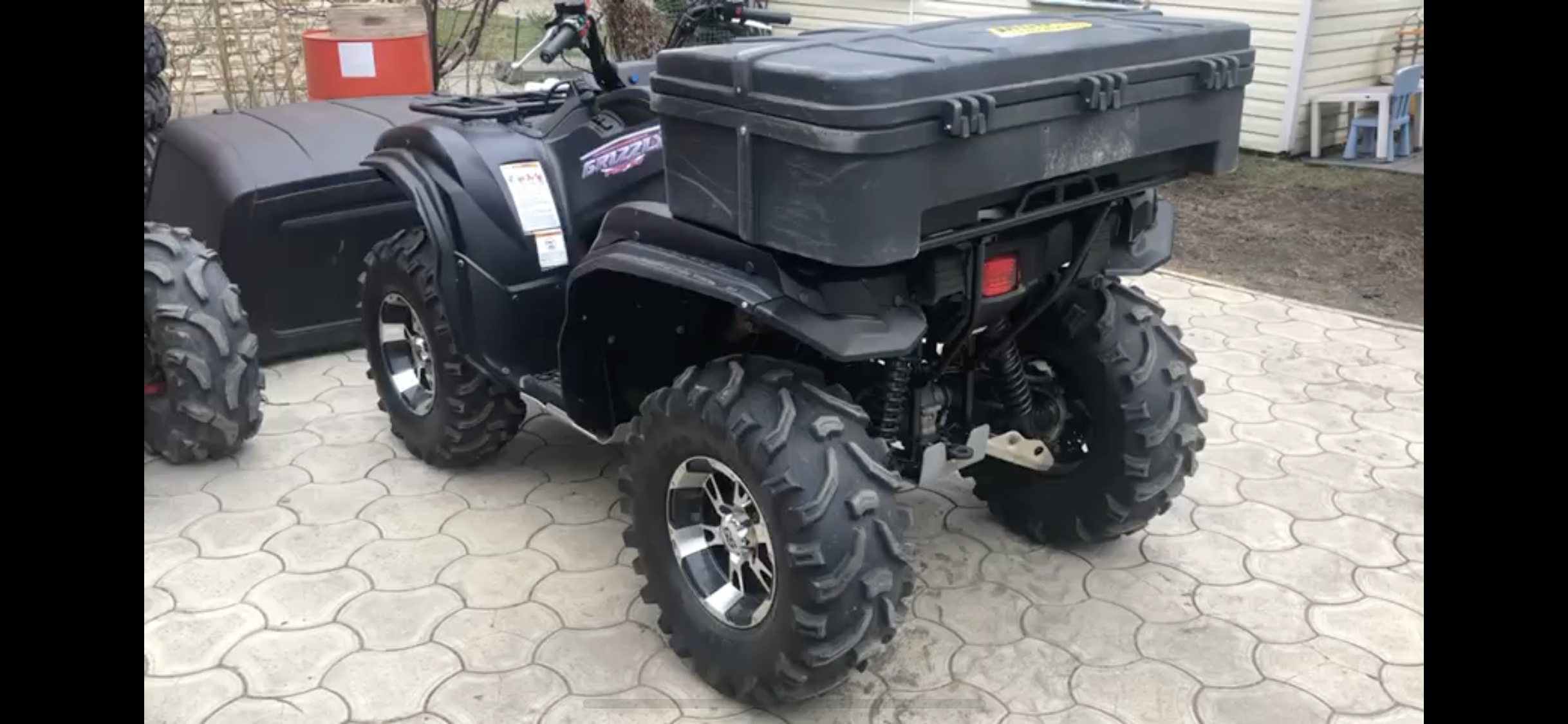 Кофр для Yamaha Grizzly 300